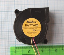  NIDEC GAMMA 26 D05F-12BS2 Blower Fan DC12V 0.15A 51x51x25mm 3Pin