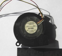  Toshiba C-E02C-04 Blower fan DC12V 250mA 60x55x23